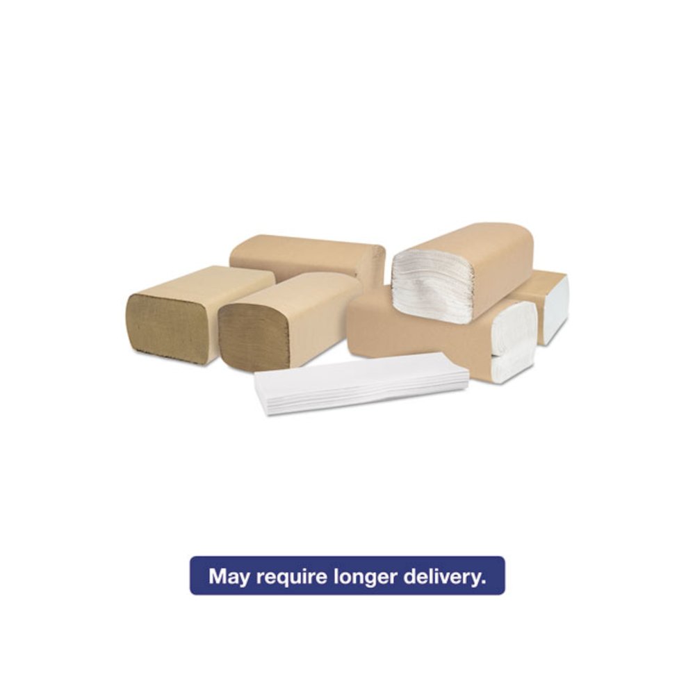 Select Folded Paper Towels, Multifold, 1-Ply, 9.13 x 9.5, White, 250/Pack, 16 Packs/Carton. Picture 4