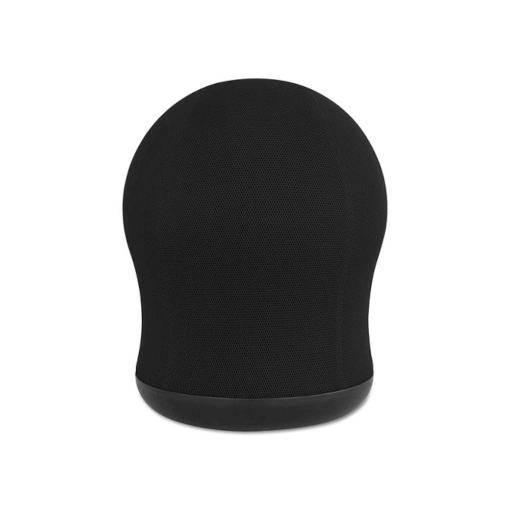 Zenergy Swivel Ball Chair, Backless, Supports Up to 250 lb., Black. Picture 1
