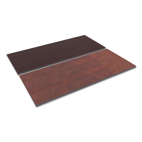 Reversible Laminate Table Top, Rectangular, 71.5 x 29.5, Medium Cherry/Mahogany. Picture 1