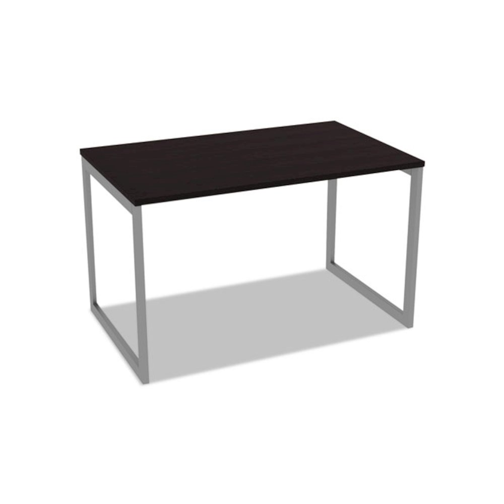 Alera Open Office Desk Series Adjustable O-Leg Desk Base, 47.25 to 70.78w x 29.5d x 28.5h, Silver. Picture 5