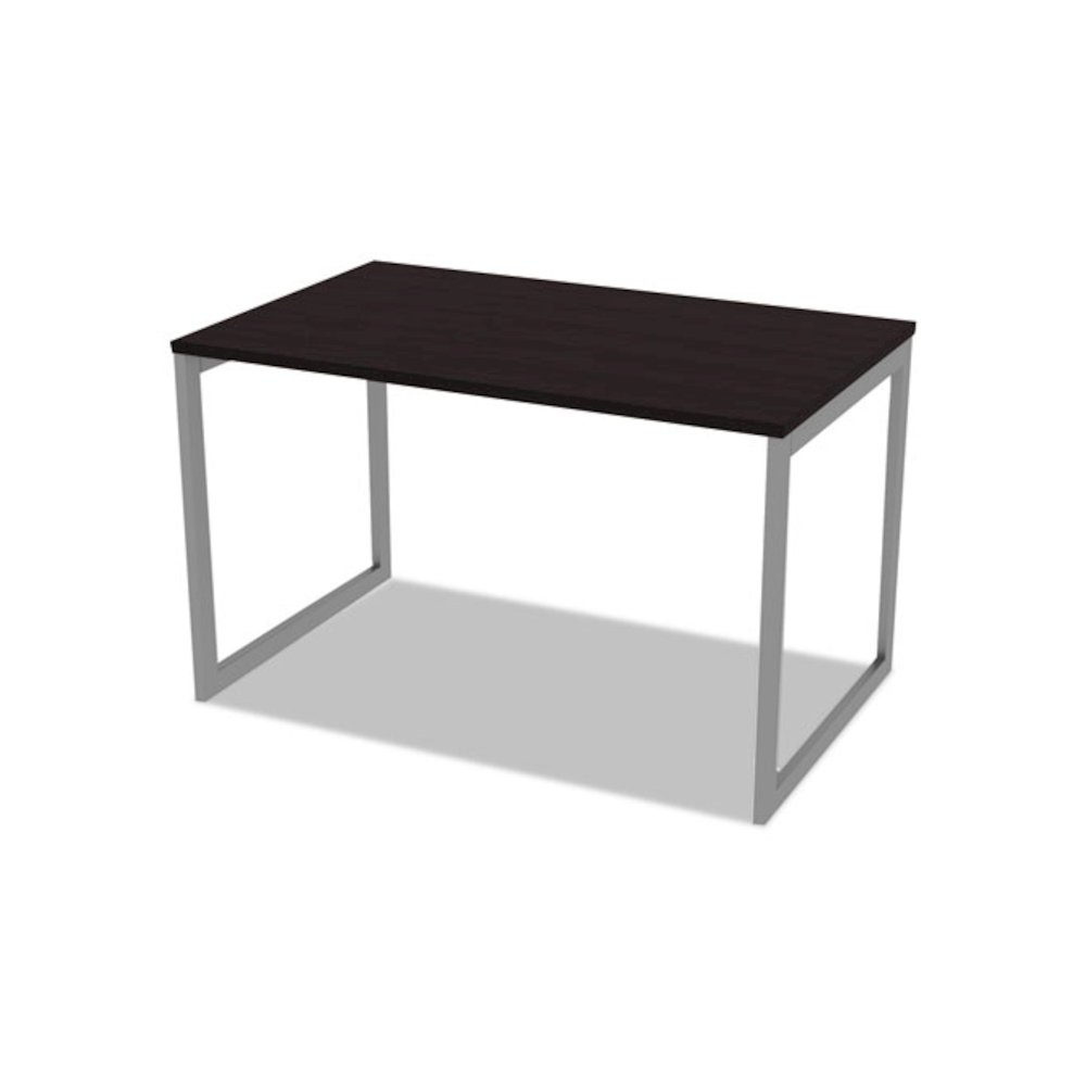 Alera Open Office Desk Series Adjustable O-Leg Desk Base, 47.25 to 70.78w x 29.5d x 28.5h, Silver. Picture 11