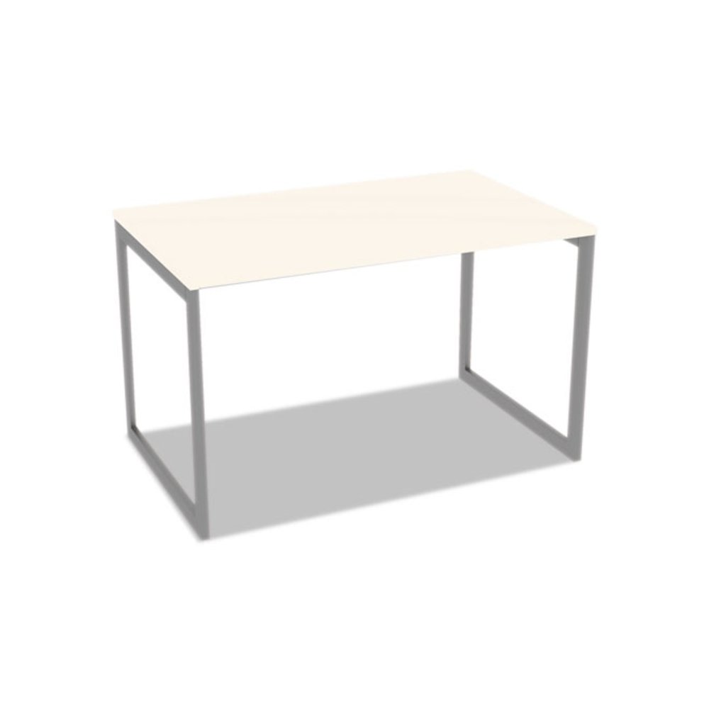 Alera Open Office Desk Series Adjustable O-Leg Desk Base, 47.25 to 70.78w x 29.5d x 28.5h, Silver. Picture 8