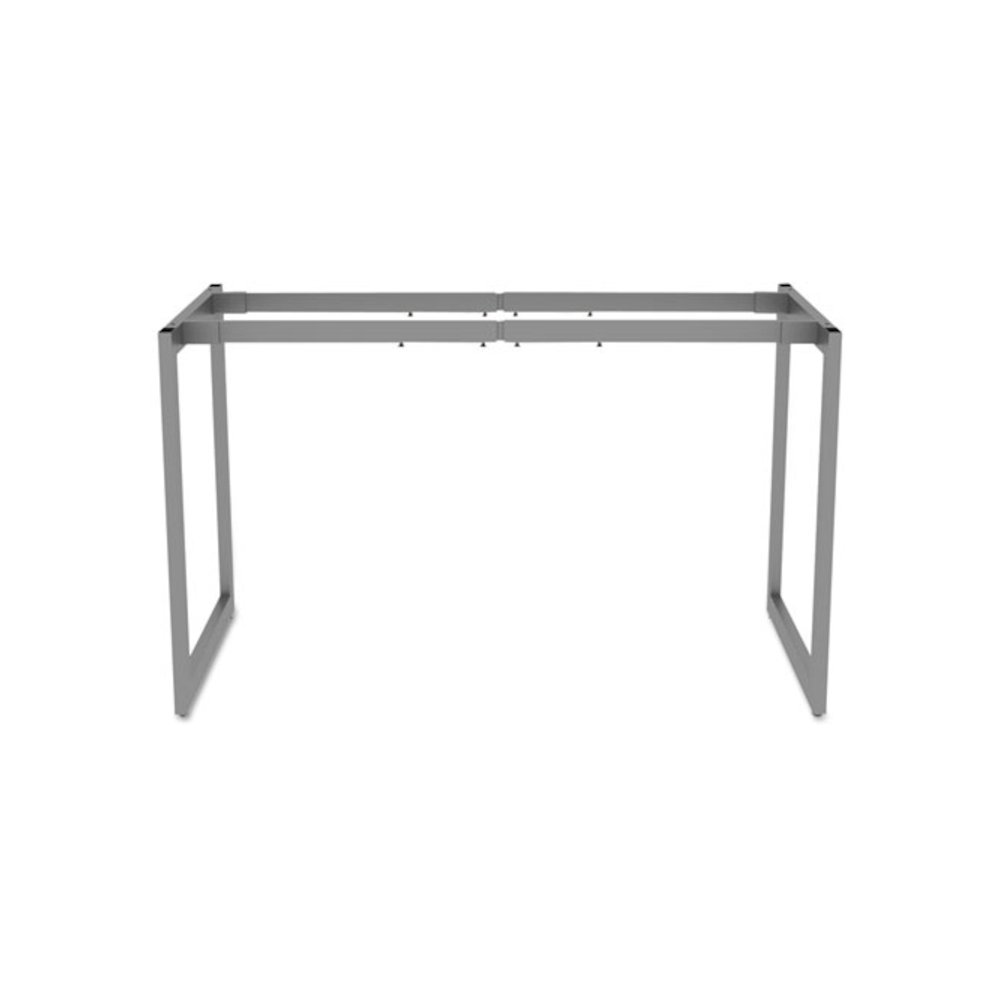Alera Open Office Desk Series Adjustable O-Leg Desk Base, 47.25 to 70.78w x 23.63d x 28.5h, Silver. Picture 5