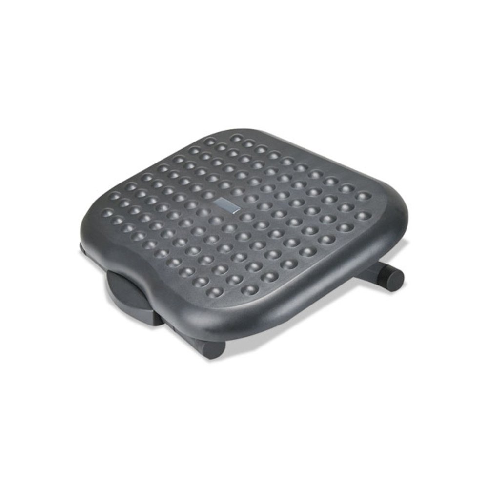 Relaxing Adjustable Footrest, 13.75w x 17.75d x 4.5 to 6.75h, Black. Picture 2
