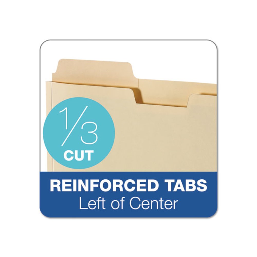 File Folder Pocket, 0.75" Expansion, Letter Size, Manila, 10/Pack. Picture 4