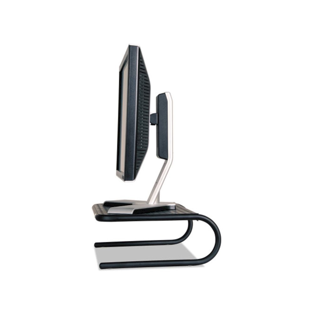 Metal Art Monitor Stand, 19" x 12.5" x 5.25", Black, Supports 30 lbs. Picture 3