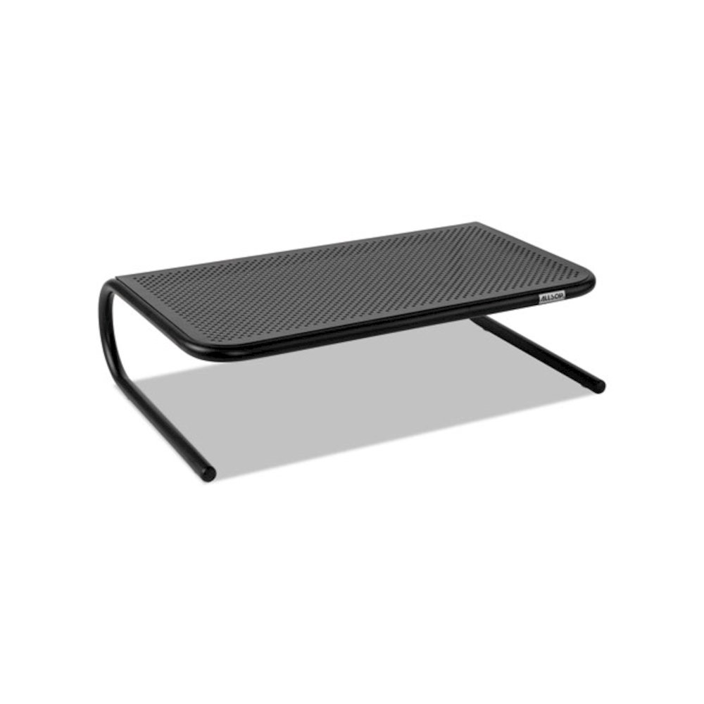 Metal Art Monitor Stand, 19" x 12.5" x 5.25", Black, Supports 30 lbs. Picture 1
