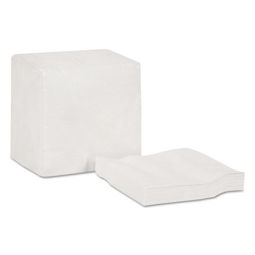 Advanced Beverage Napkins, 2-Ply, 9.25" x 9.25", Poly-Pack, White, 6000/Carton. Picture 1