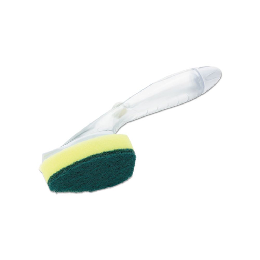 Soap-Dispensing Dishwand, 2.5 x 9.5, Yellow/Green, 4/Carton. Picture 2