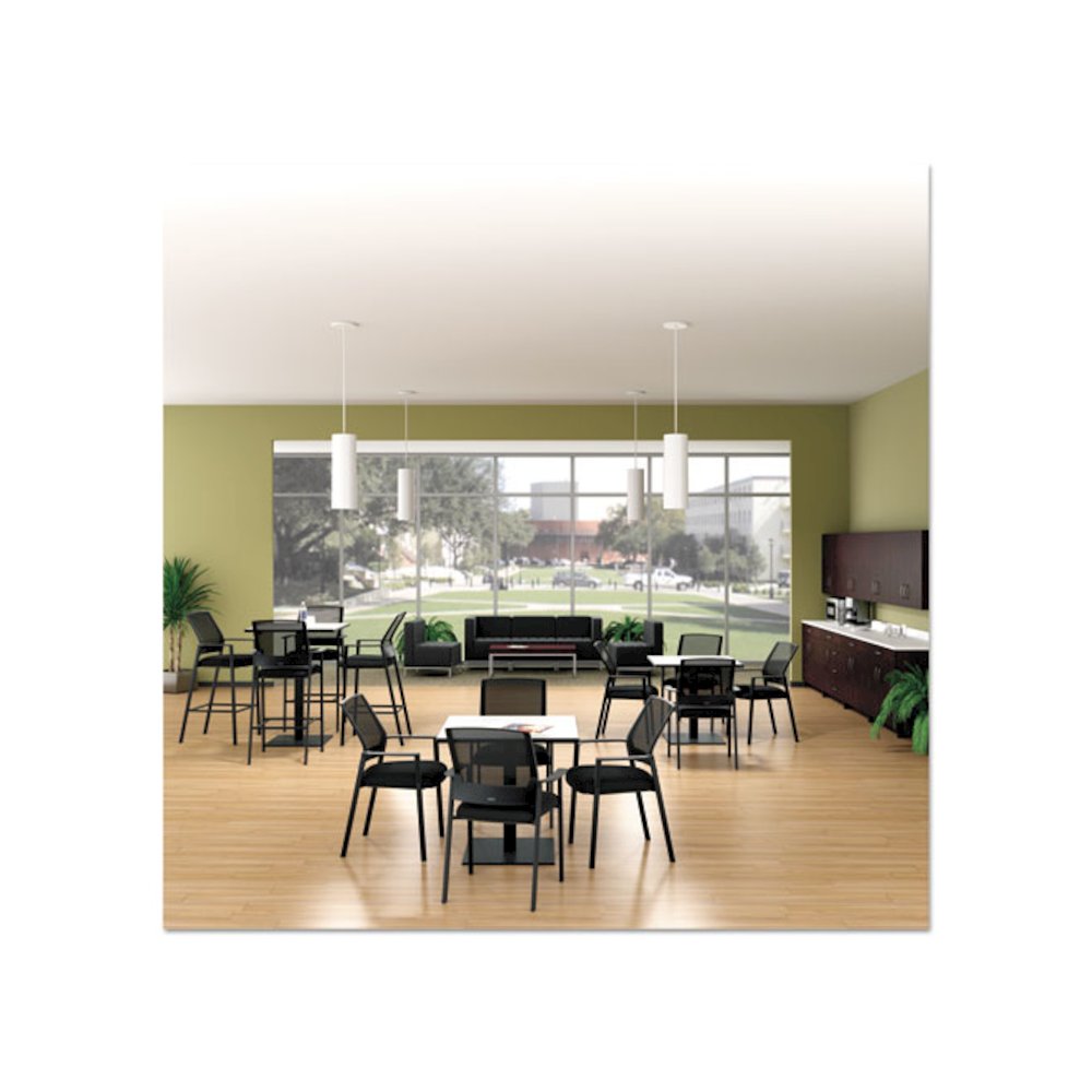 Alera QUB Series Corner Sectional, 26.38" x 26.38" x 30.5", Black. Picture 11