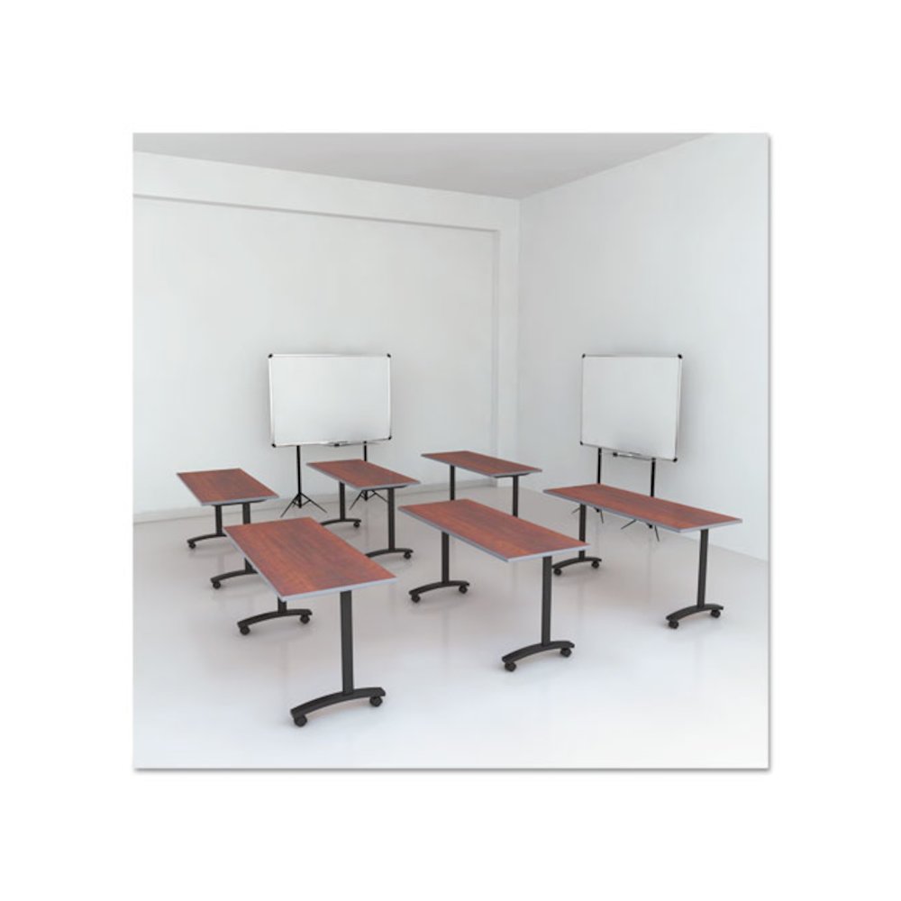 Alera Valencia Series Training Table T-Leg Base, 54w x 19.75d x 28.5h, Black. Picture 4