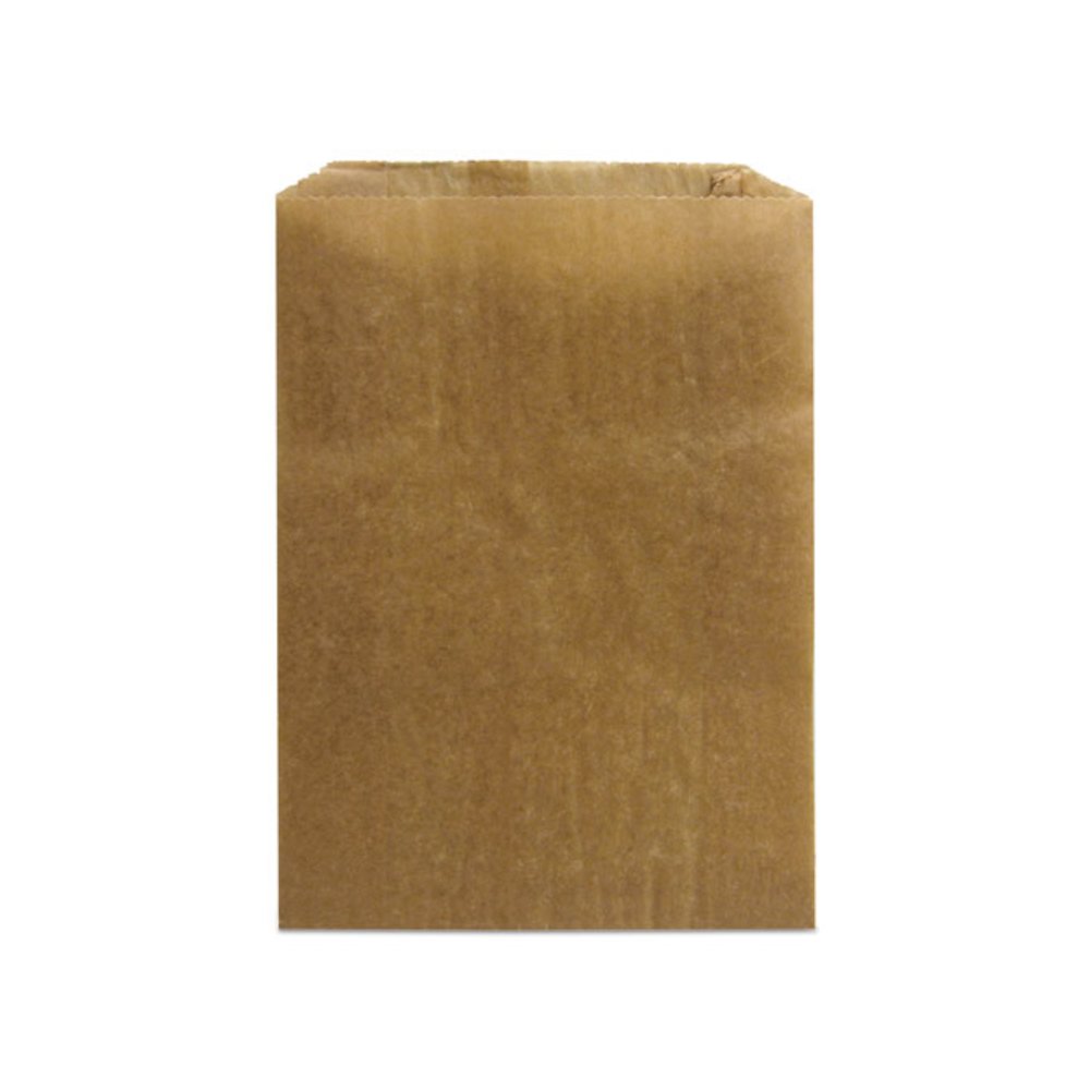 Napkin Receptacle Liners, 7.5" x 3" x 10.5", Brown, 500/Carton. Picture 1