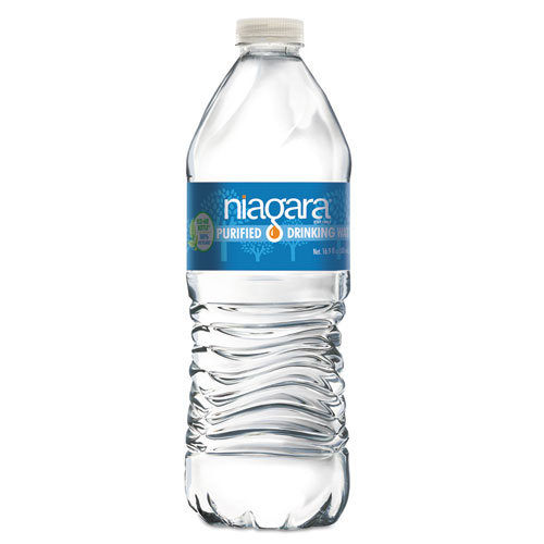 Purified Drinking Water, 16.9 oz Bottle, 24/Pack, 2016/Pallet. Picture 1