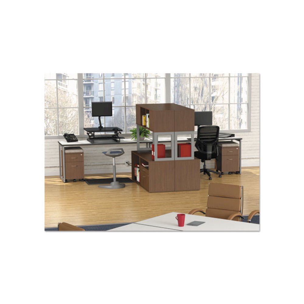 Reversible Laminate Table Top, Rectangular, 71.5w x 23.63d, White/Gray. Picture 3