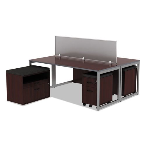 Reversible Laminate Table Top, Rectangular, 71.5 x 29.5, Medium Cherry/Mahogany. Picture 3