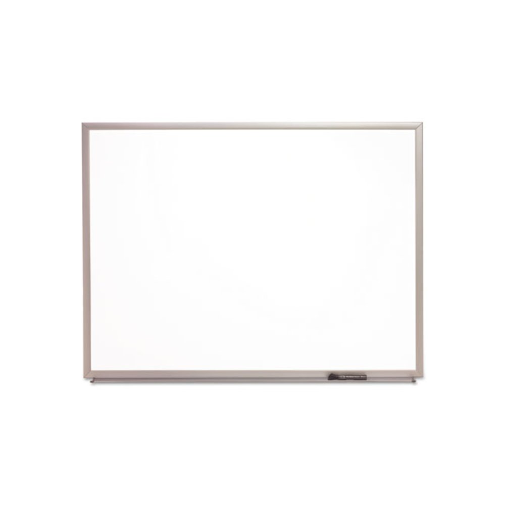 7110016511299, SKILCRAFT Magnetic Dry Erase Board, 48" x 36", White Surface, Anodized Aluminum Frame. Picture 1