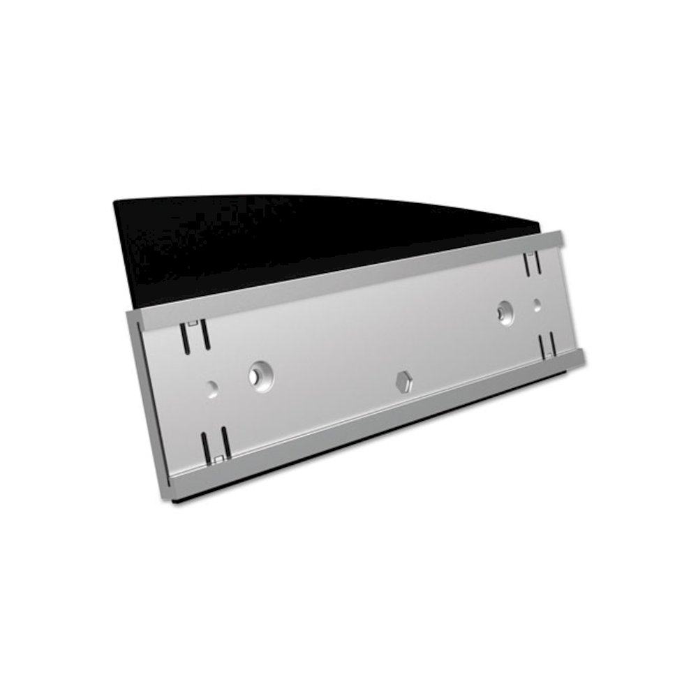 Interior Image Anti-Glare Sign Holder, Landscape, 8.5" x 2" Insert, Black/Silver. Picture 8