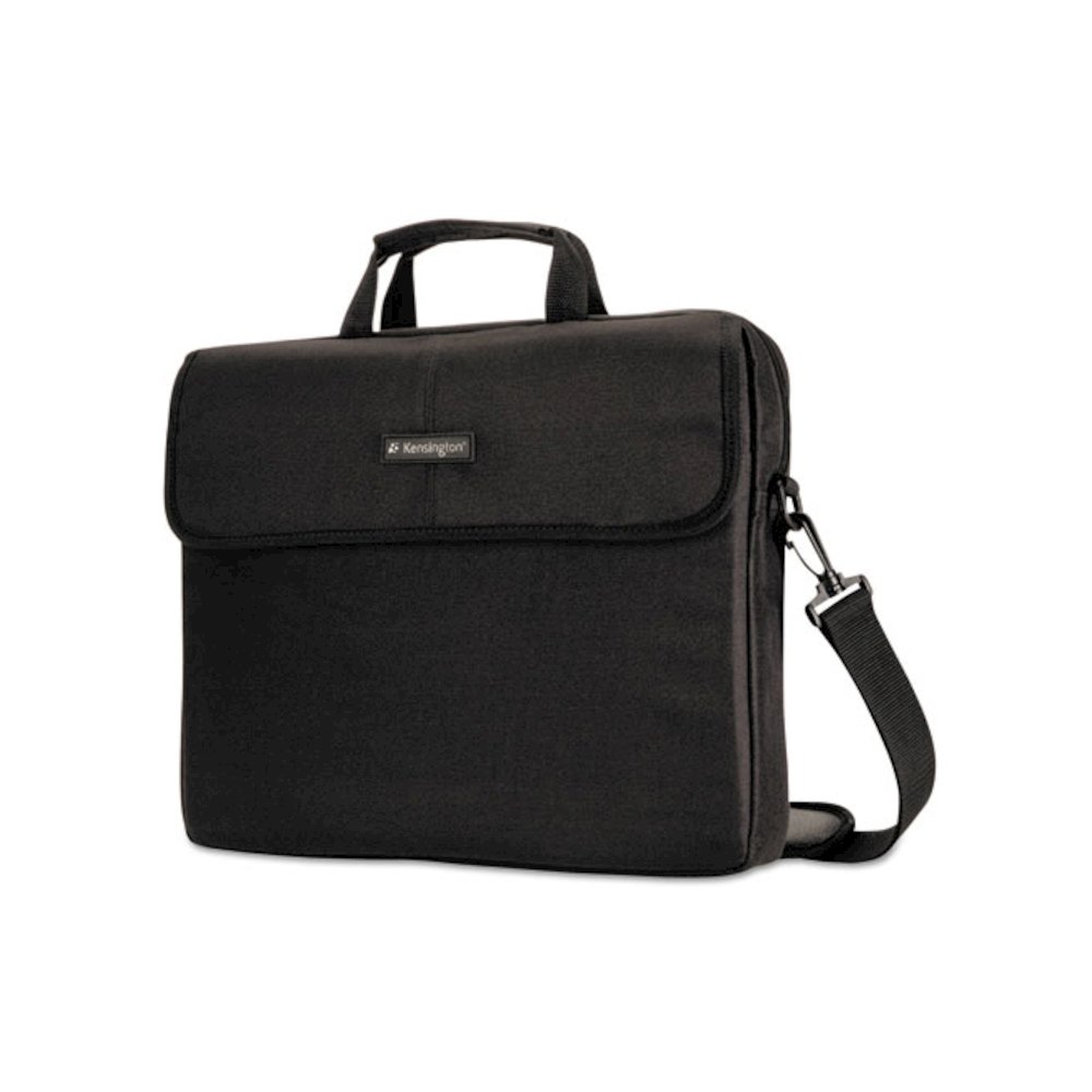 Simply Portable Padded Laptop Sleeve, Fits Devices Up to 15.6", Polyester, 17 x 1.5 x 12, Black. Picture 1