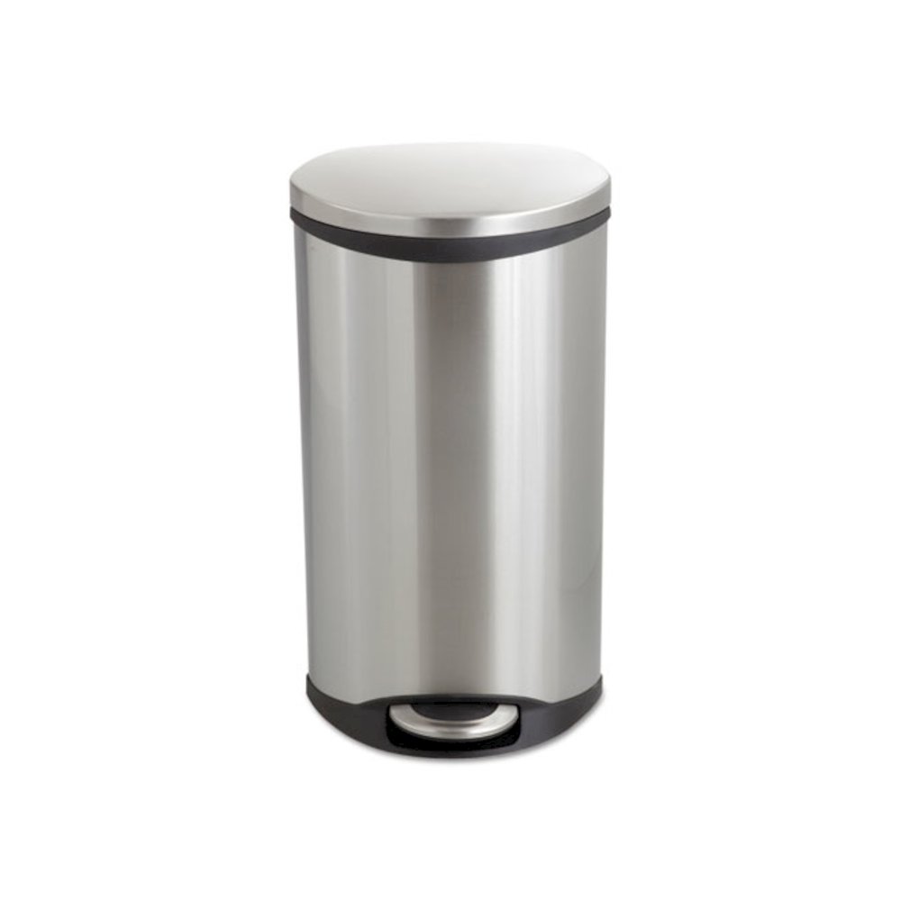 Step-On Medical Receptacle, 7.5 gal, Steel, Stainless Steel. Picture 2