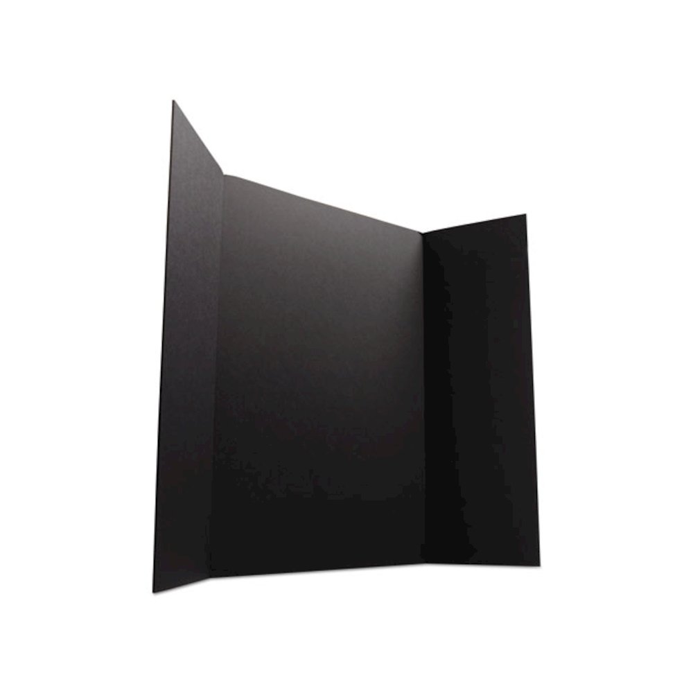 Premium Foam Display Board, CFC-Free Polystyrene, 24 x 36, Black Surface and Core, 12/Carton. Picture 2