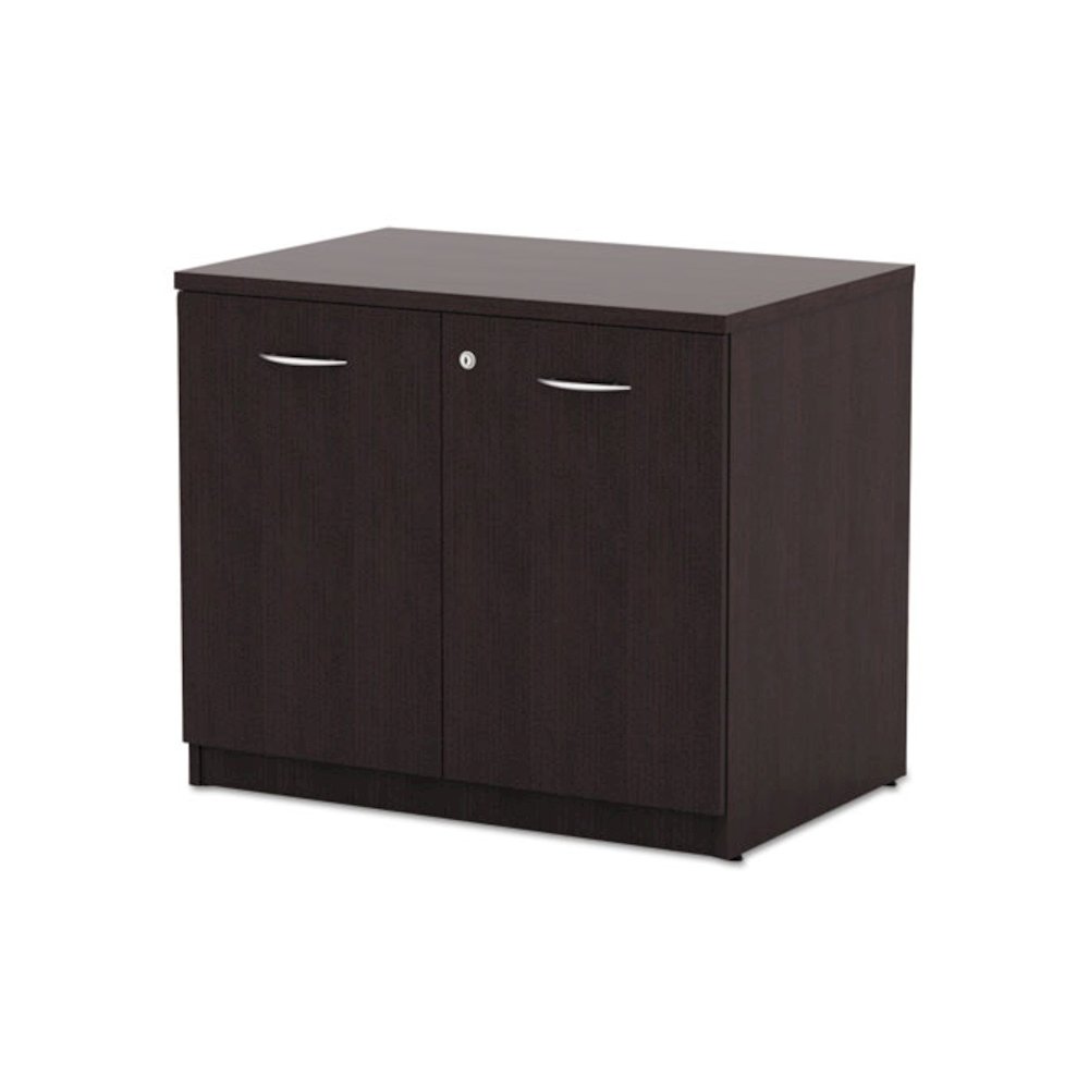 Alera Valencia Series Storage Cabinet, 34.13w x 22.78d x 29.5h, Espresso. Picture 3