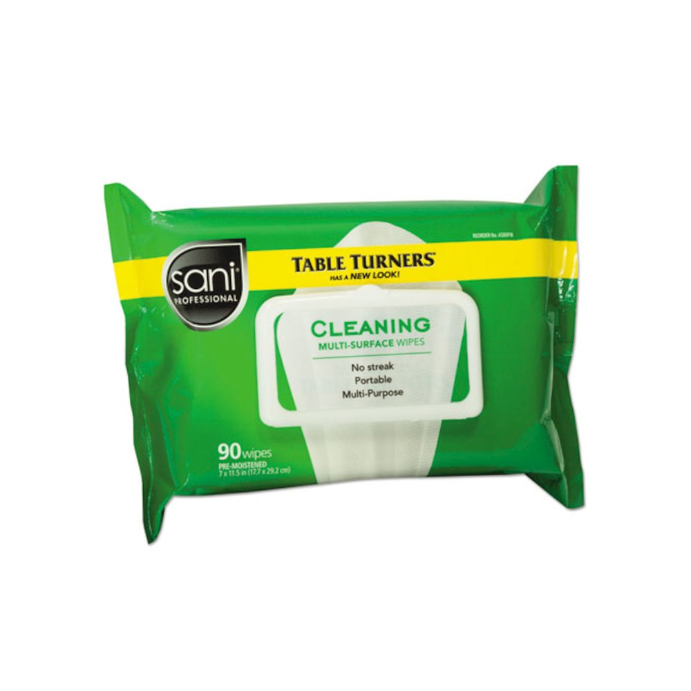Multi-Surface Cleaning Wipes, 1-Ply, 11.5 x 7, Fresh Scent, White, 90 Wipes/Pack, 12 Packs/Carton. Picture 2