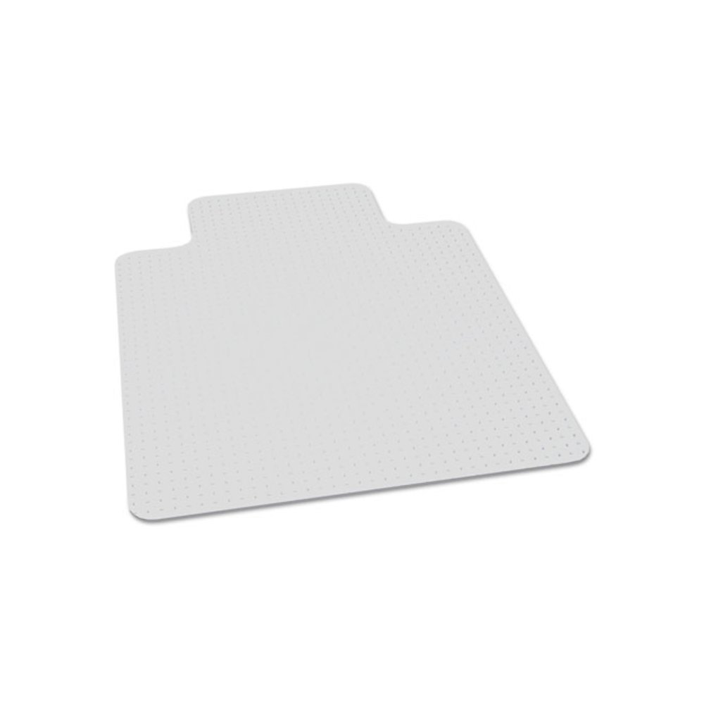 7220016568326, Biobased Chairmat for Low to Medium Pile Carpeted Floors, Rectangular with Lip, 36" x 48", Clear. Picture 1