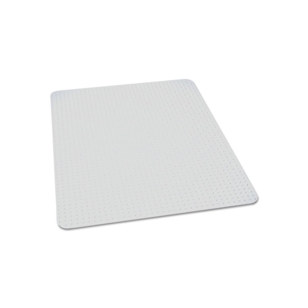 7220016568318, SKILCRAFT Biobased Chairmat for High Pile Carpeted Floors, Rectangular, 46" x 60", Clear. Picture 1