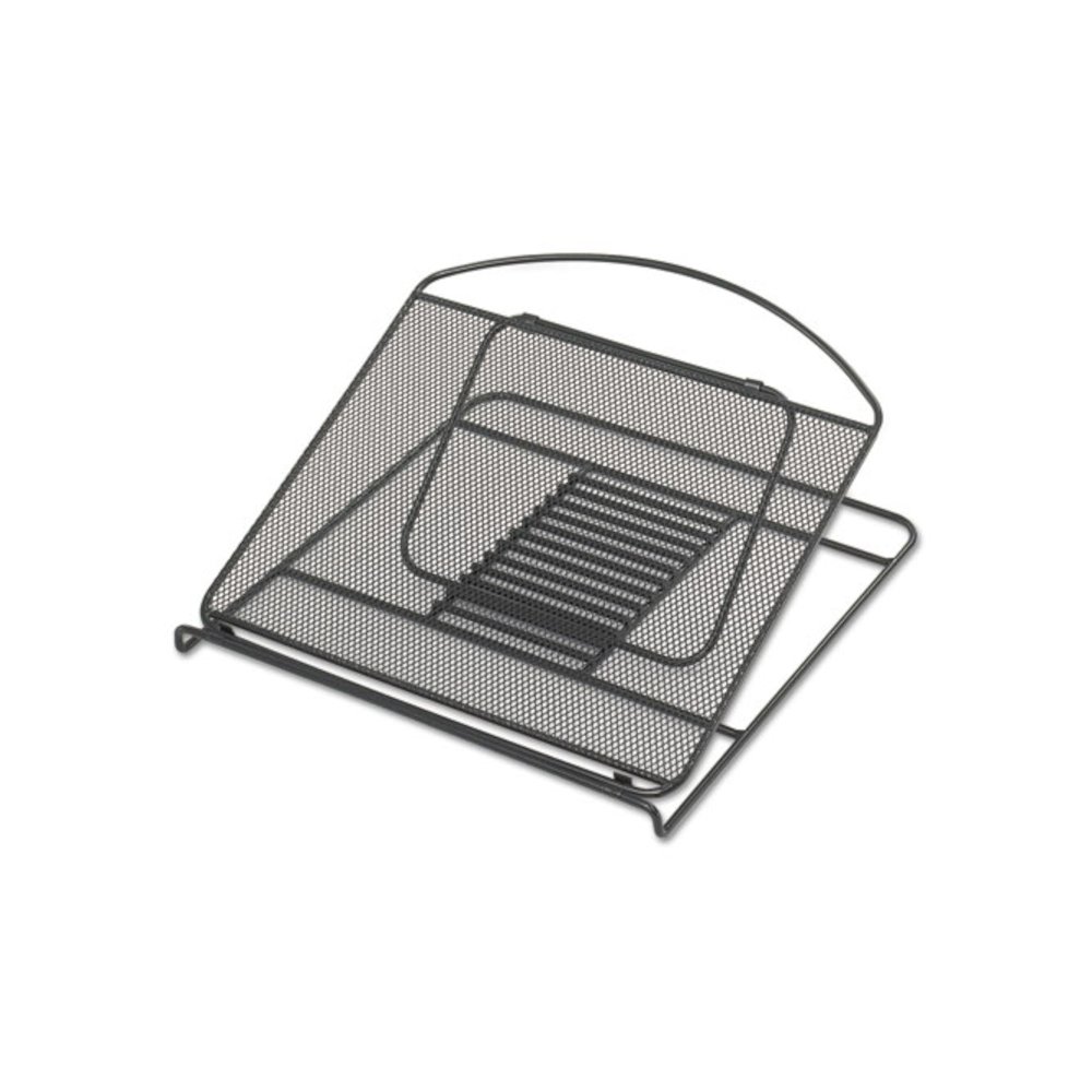 Onyx Mesh Laptop Stand, 12.25" x 12.25" x 2", Black. Picture 6