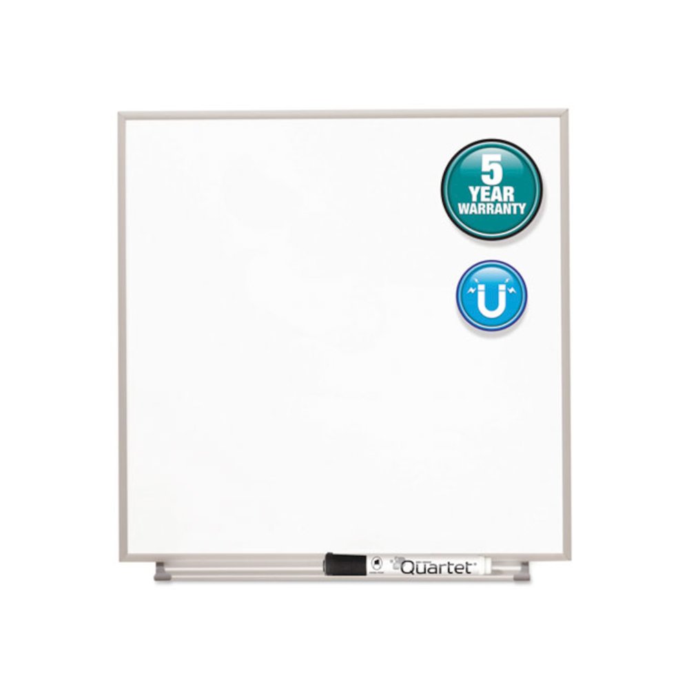 Matrix Magnetic Boards, 16" x 16", White Surface, Satin Aluminum Frame. Picture 2