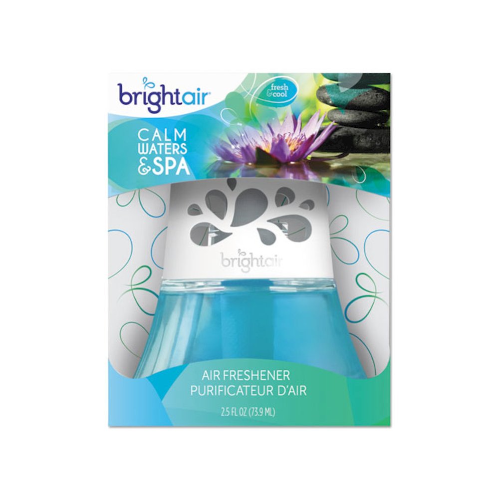 Scented Oil Air Freshener, Calm Waters and Spa, Blue, 2.5 oz, 6/Carton. Picture 3