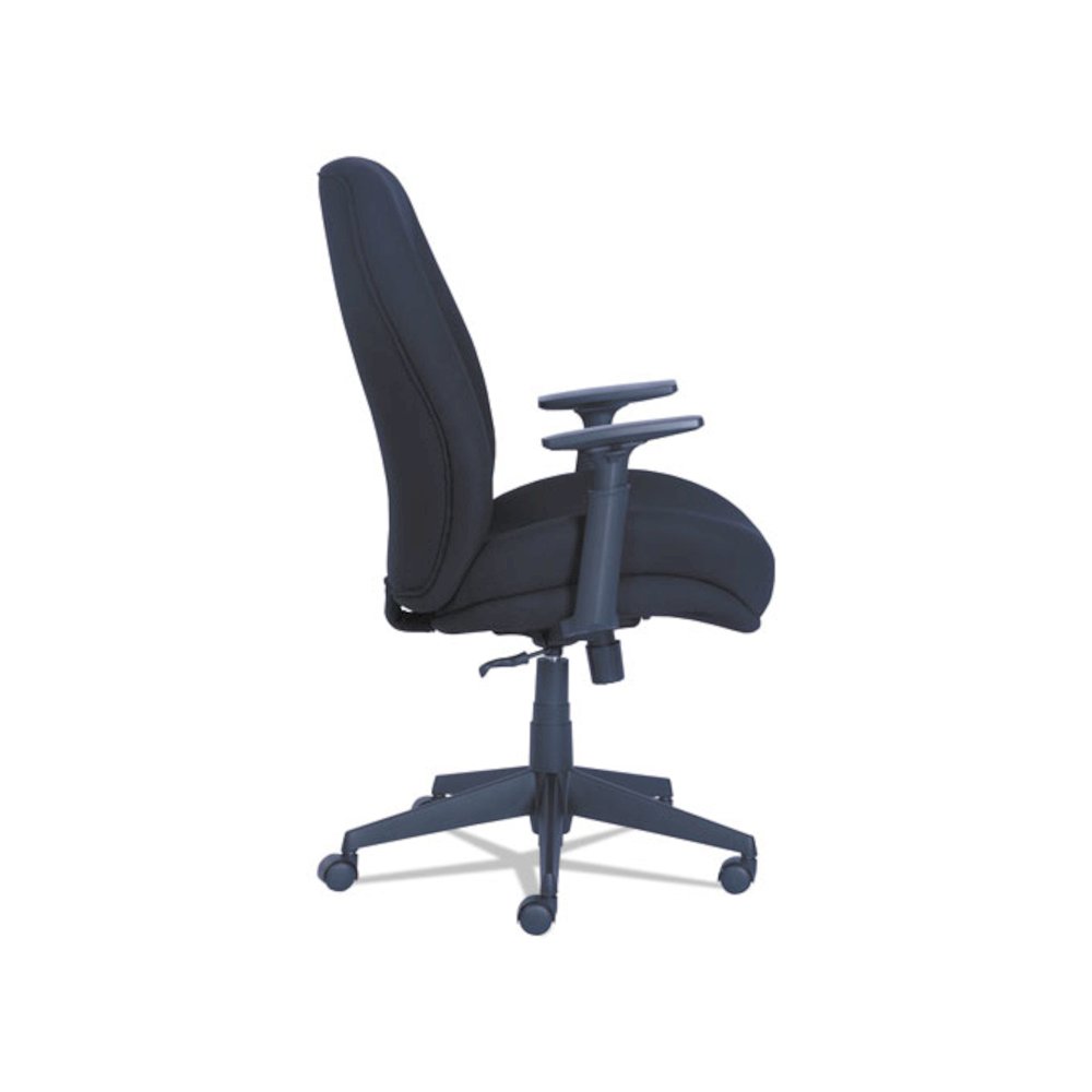 Baldwyn Series Mid Back Task Chair, Supports Up to 275 lb, 19" to 22" Seat Height, Black. Picture 3