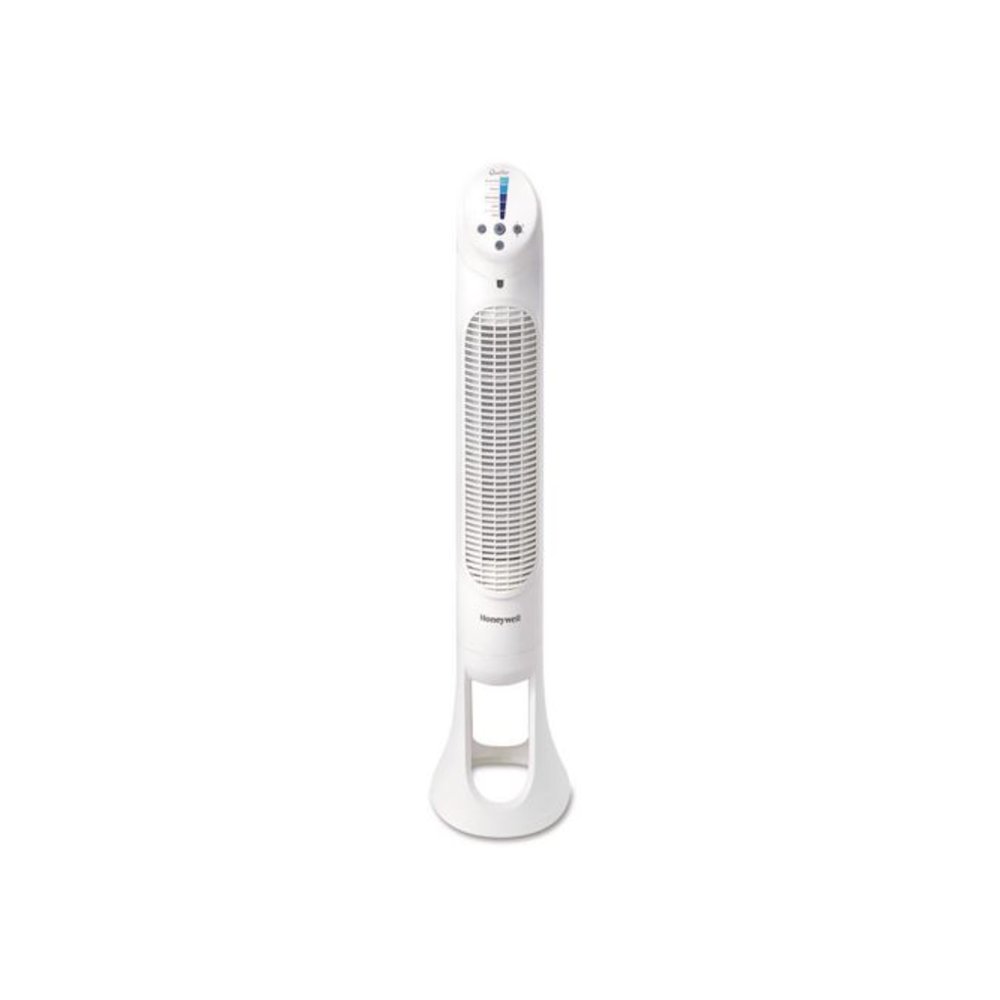 QuietSet Whole Room Tower Fan, 5 Speeds, White. Picture 1