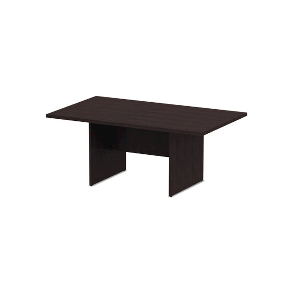 Alera Valencia Series Conference Table, Rectangular, 70.88w x 41.38d x 29.5h, Espresso. Picture 2