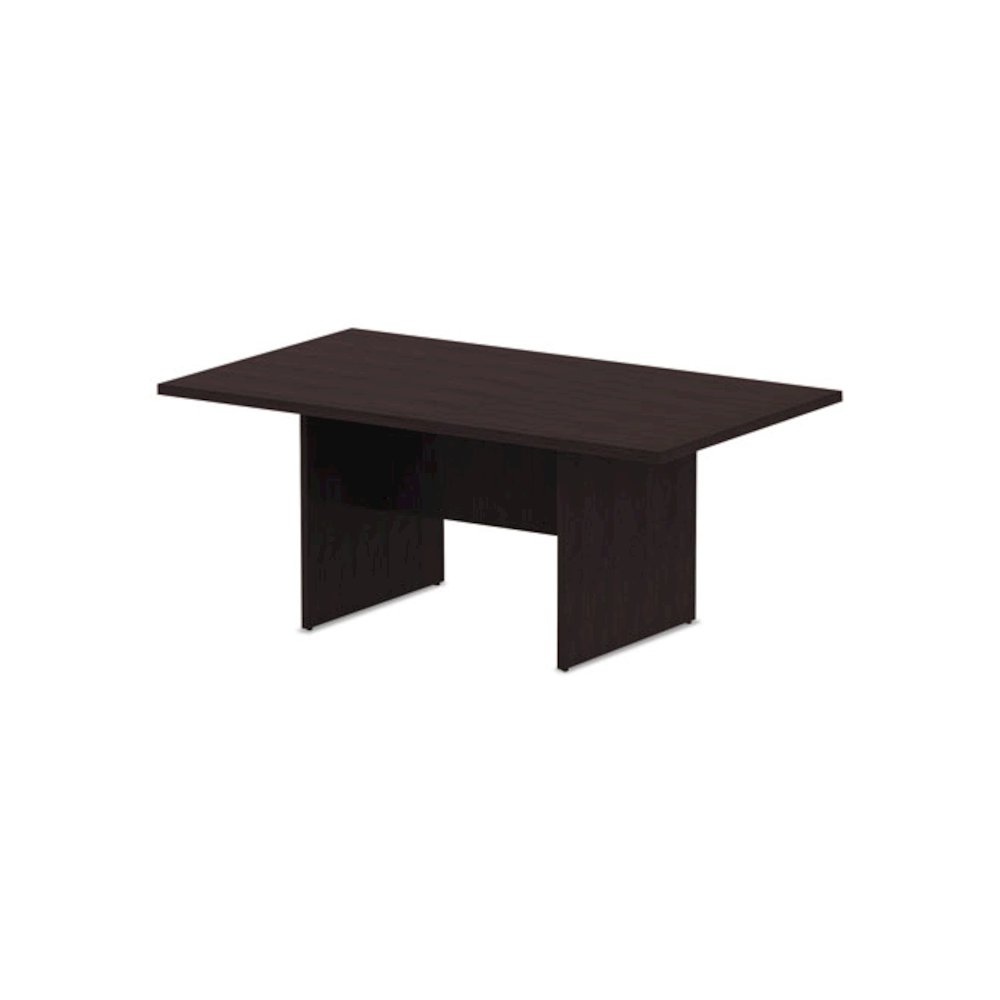 Alera Valencia Series Conference Table, Rectangular, 70.88w x 41.38d x 29.5h, Espresso. Picture 1