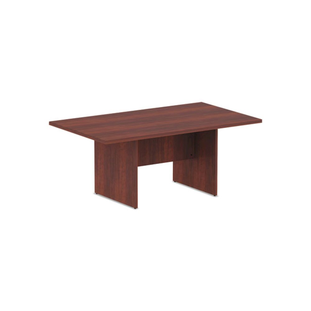 Alera Valencia Series Conference Table, Rectangular, 70.88w x 41.38d x 29.5h, Medium Cherry. Picture 1