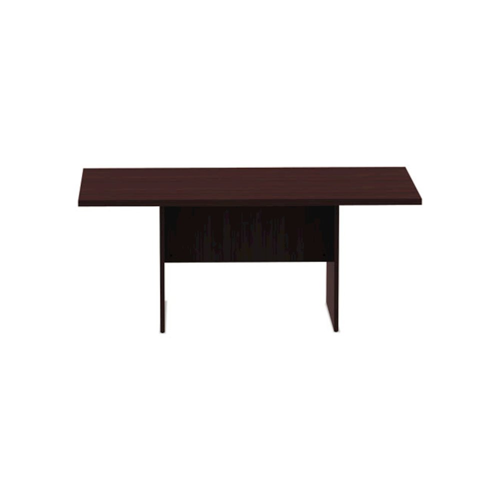 Alera Valencia Series Conference Table, Rectangular, 70.88w x 41.38d x 29.5h, Mahogany. Picture 3