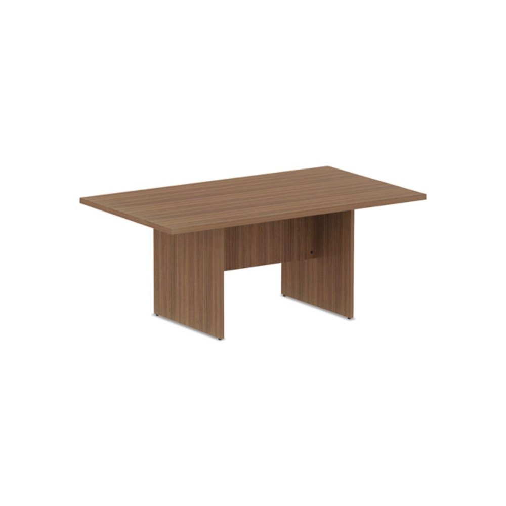 Alera Valencia Series Conference Table, Rectangular, 70.88w x 41.38d x 29.5h, Modern Walnut. Picture 2