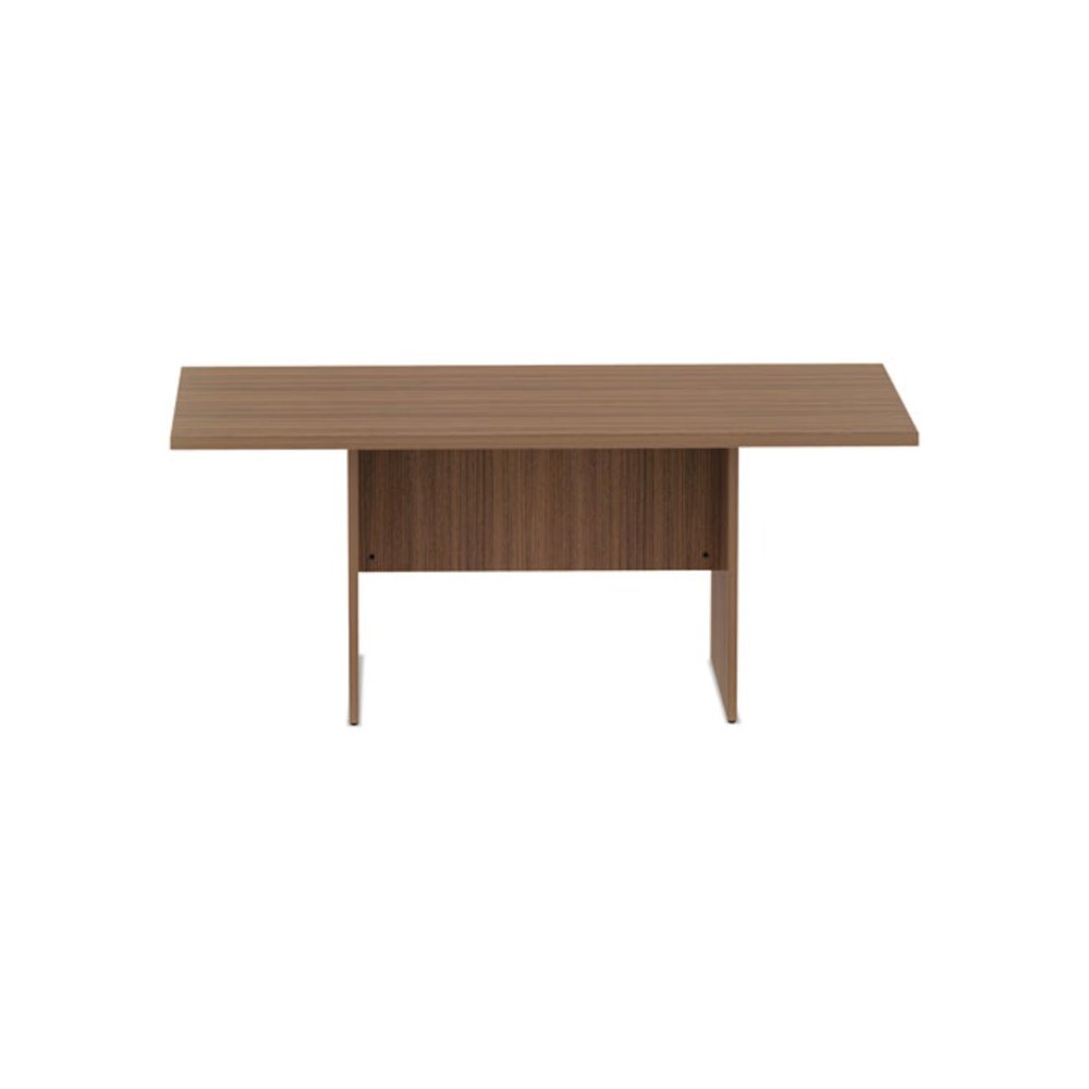 Alera Valencia Series Conference Table, Rectangular, 70.88w x 41.38d x 29.5h, Modern Walnut. Picture 1