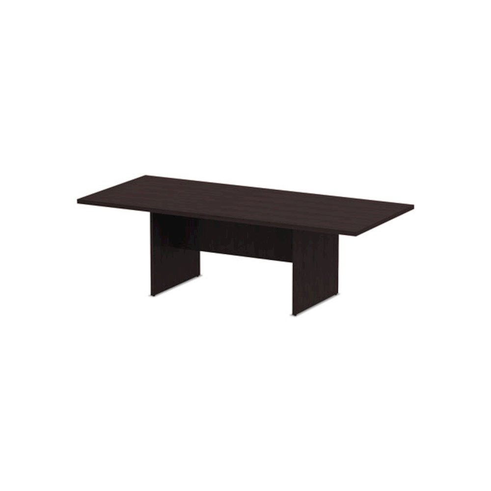 Alera Valencia Series Conference Table, Rectangular, 94.5w x 41.38d x 29.5h, Espresso. Picture 1