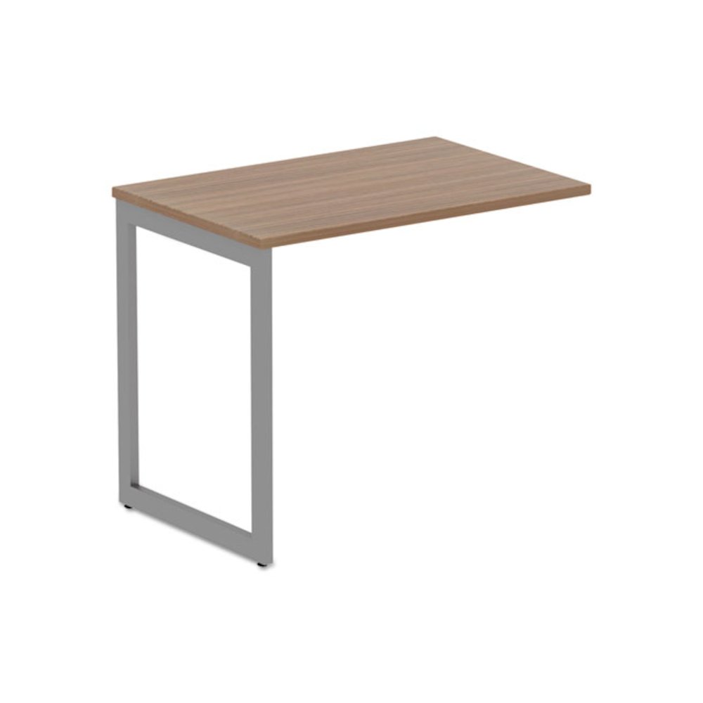 Alera Open Office Series O-Leg Return Base, Fully Adjustable, 36 to 70.78w x 23.38d x 28.5h, Silver. Picture 5
