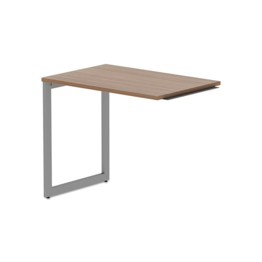 Alera Open Office Series O-Leg Return Base, Fully Adjustable, 36 to 70.78w x 23.38d x 28.5h, Silver. Picture 8