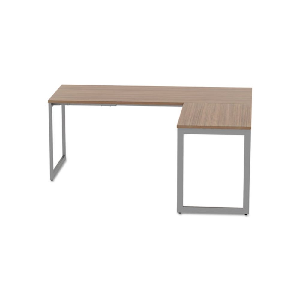 Alera Open Office Series O-Leg Return Base, Fully Adjustable, 36 to 70.78w x 23.38d x 28.5h, Silver. Picture 11