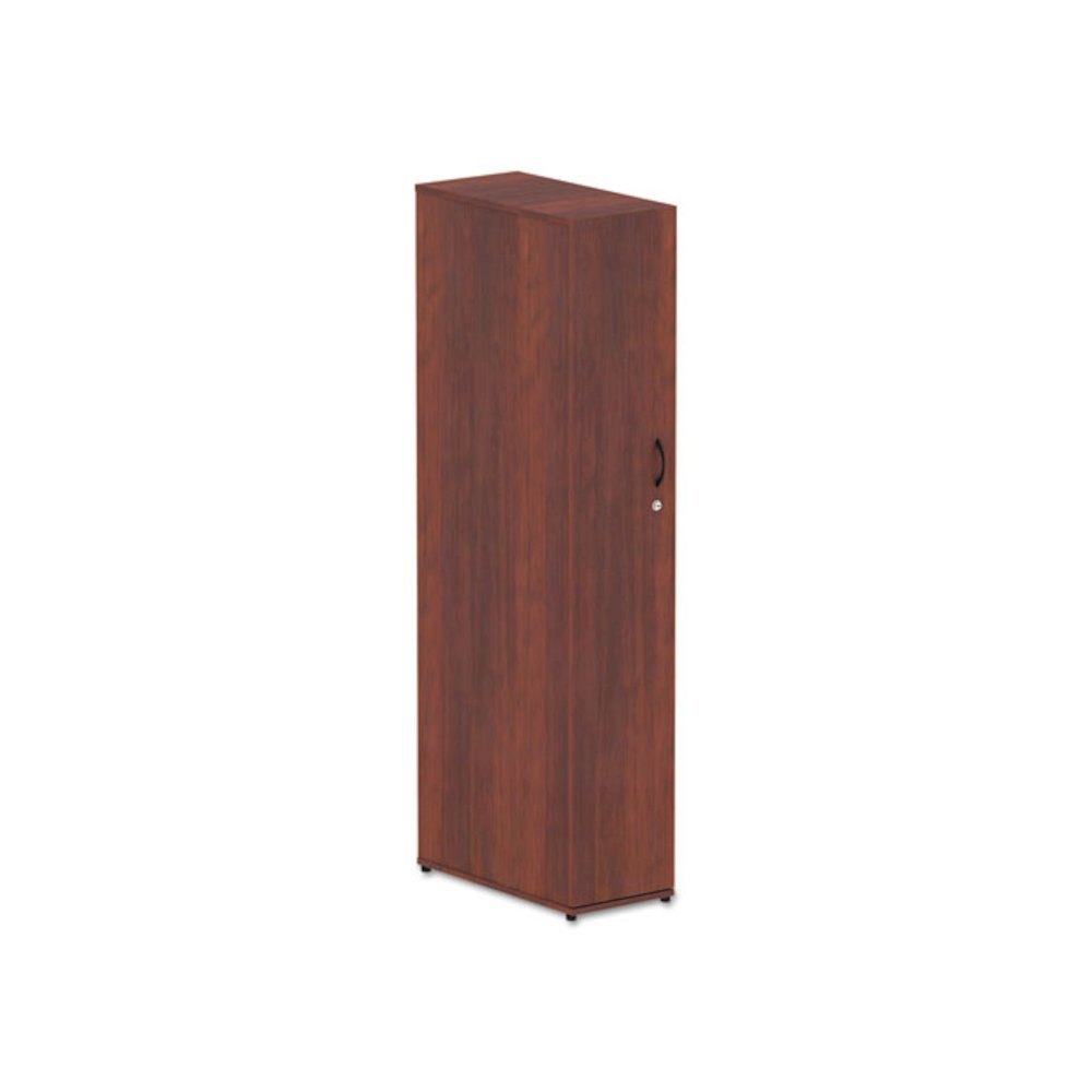 Alera Valencia Series Wardrobe, 11.88w x 22.78d x 65h, Medium Cherry. Picture 1