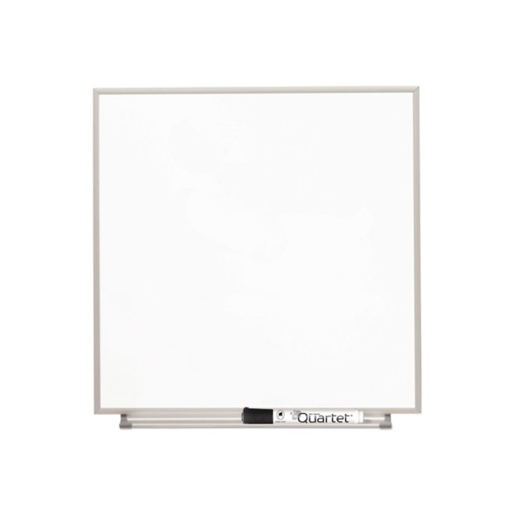 Matrix Magnetic Boards, 16" x 16", White Surface, Satin Aluminum Frame. Picture 1
