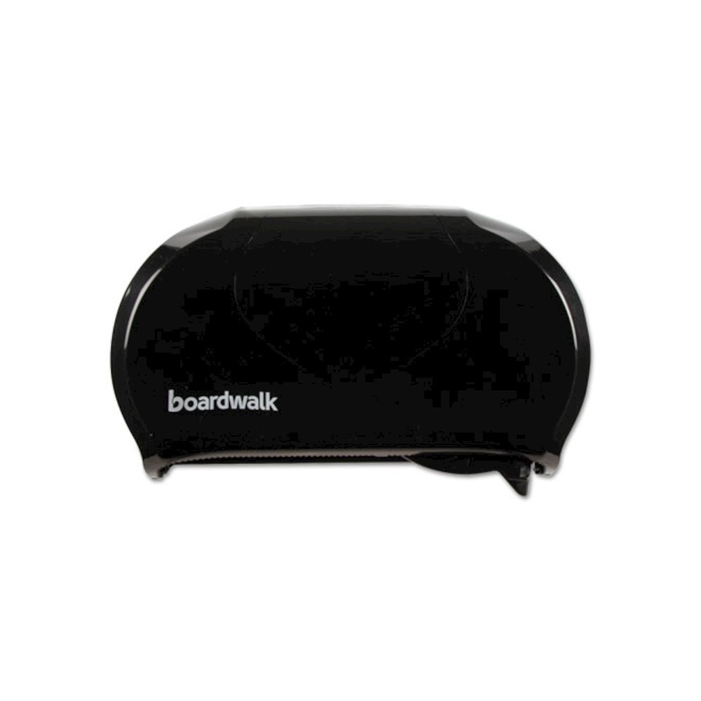 Standard Twin Toilet Tissue Dispenser, 13 x 6.75 x 8.75, Black. Picture 1