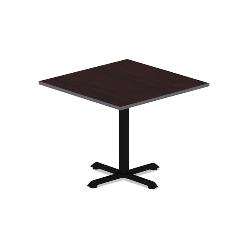 Reversible Laminate Table Top, Square, 35.38w x 35.38d, Medium Cherry/Mahogany. Picture 3
