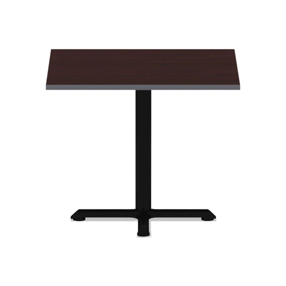 Reversible Laminate Table Top, Square, 35.38w x 35.38d, Medium Cherry/Mahogany. Picture 2