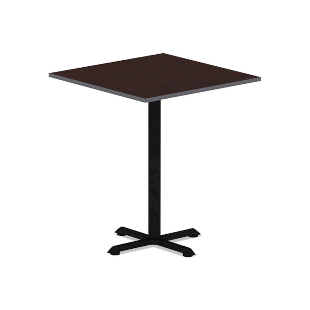 Reversible Laminate Table Top, Square, 35.38w x 35.38d, Medium Cherry/Mahogany. Picture 1