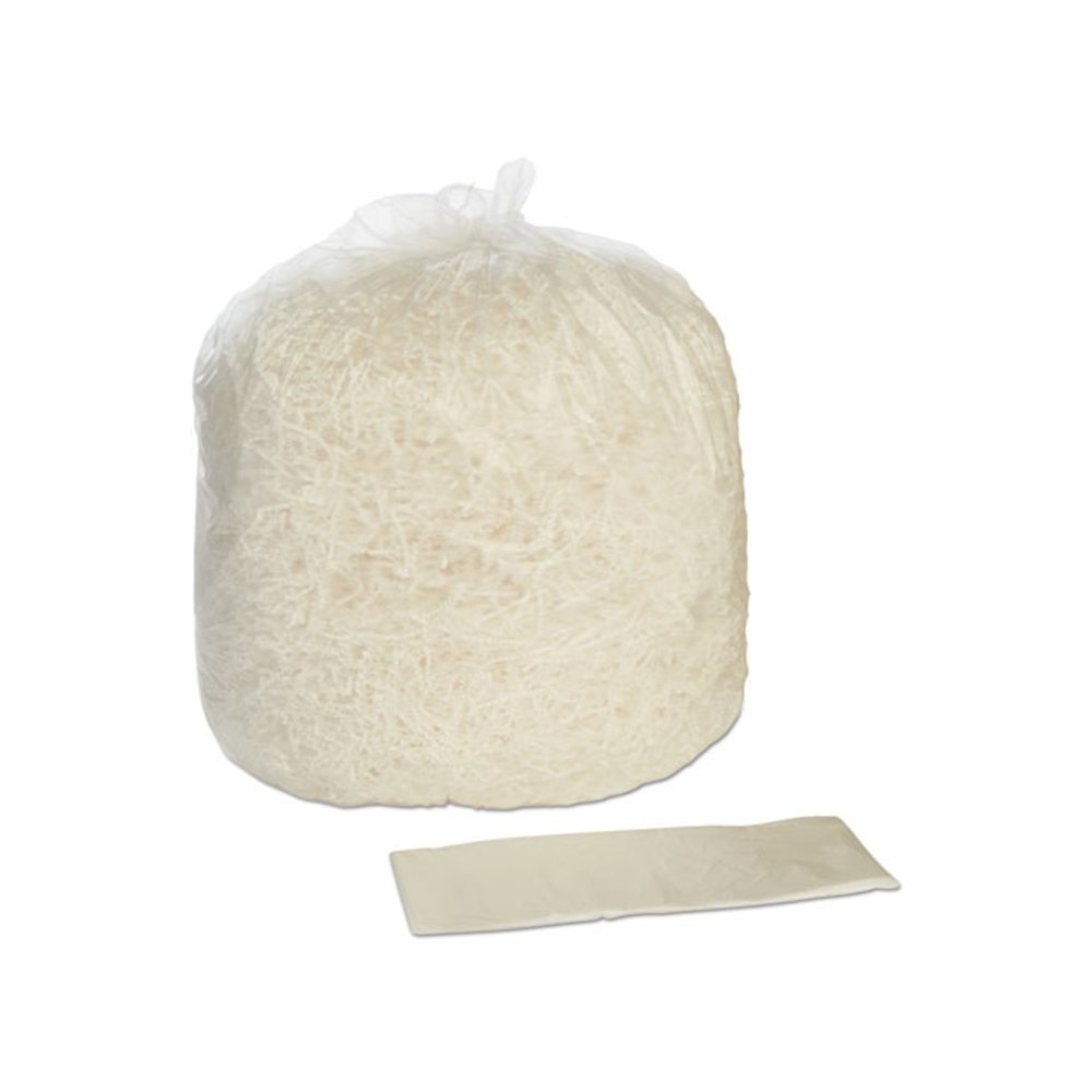 8105015171349, SKILCRAFT Trash Can Liner - High-Density, 33 gal, 12 mic, 33" x 40", Natural, 250/Box. Picture 1